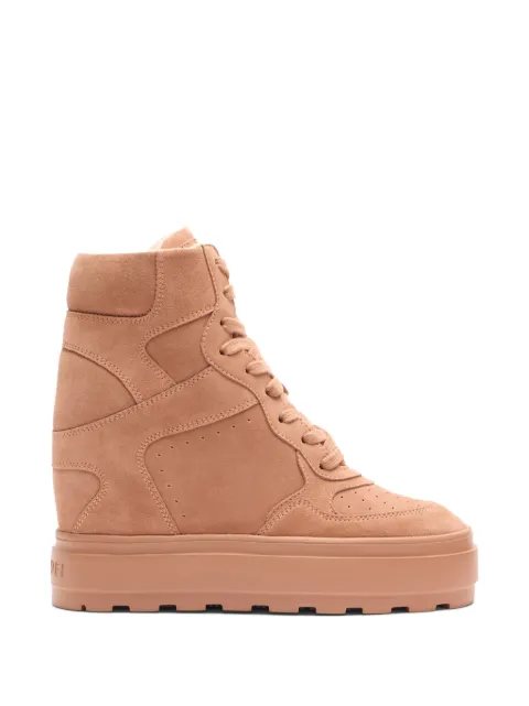 Casadei wedge-heel panelled sneakers Orange 2X082A0801RENNA