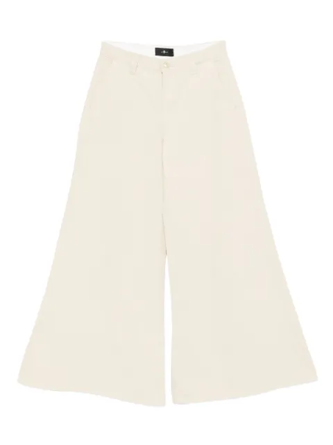 7 For All Mankind pocket straight-hem trousers Neutrals 7UJ50D52WILLOWTROUSER