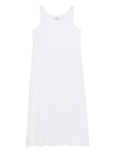 Maison Martin Margiela Pre-Owned 2010s square neck dress White MA600EM