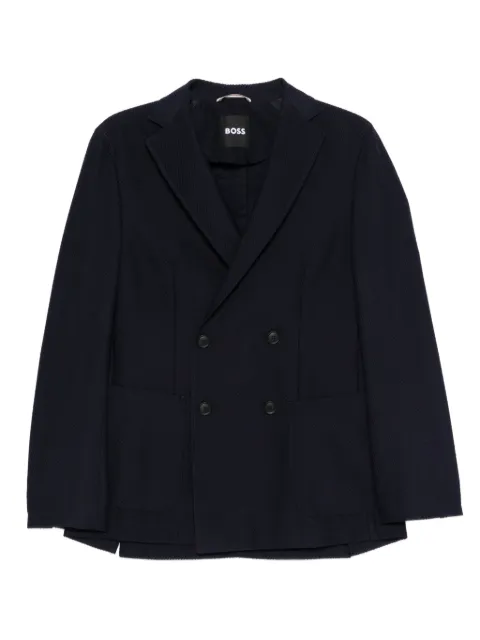 BOSS double-breasted jacket Blue 50553872