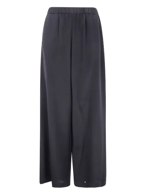 Max Mara elasticated-waist silk trousers Black 2521136018600