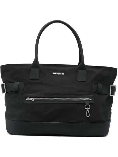 Represent buckle zip tote bag Black MLM100253