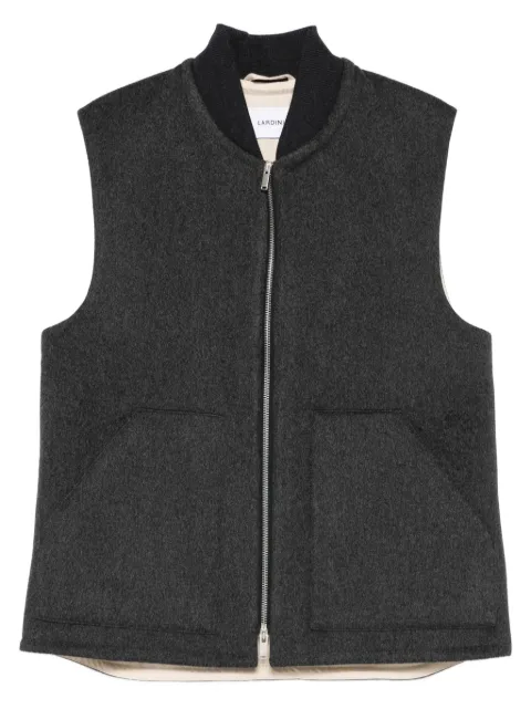 Lardini baseball-collar gilet Grey AABYRNECN65602950