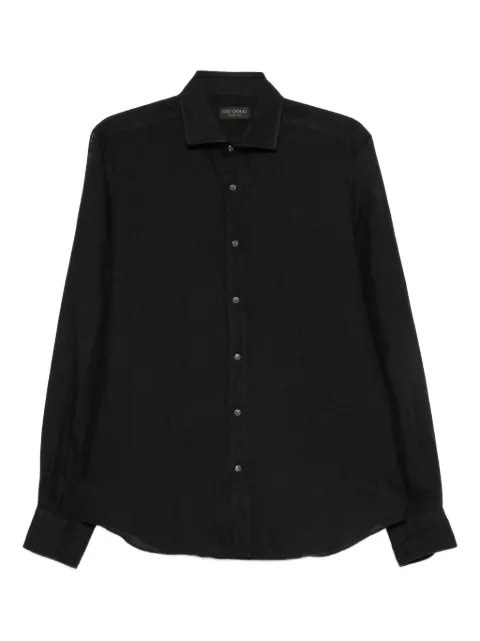 Dell'oglio long-sleeve button-fastening shirt Black 74911297