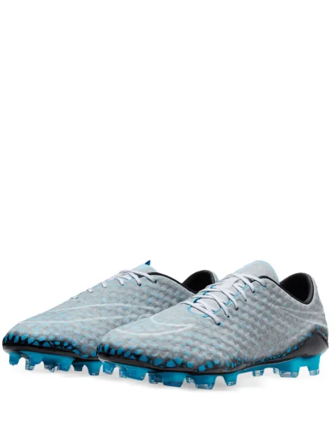 Nike Hypervenom Phantom 1 FG "Black/Blue Fury/Black" cleats White HV0153