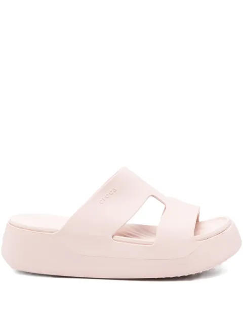 Crocs Getaway double-strap platform sandals Pink 209409