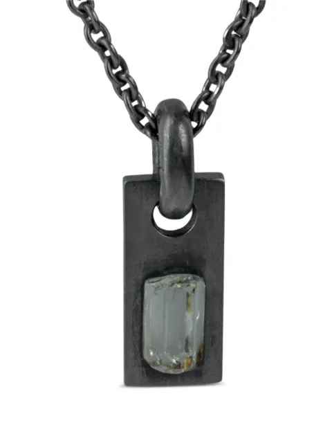 Parts of Four Plate beryl necklace Black K300KABER