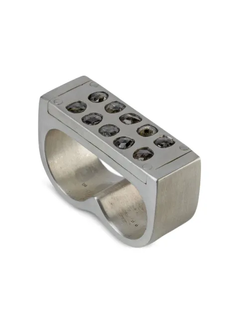 Parts of Four Plate Double ring Silver 71412