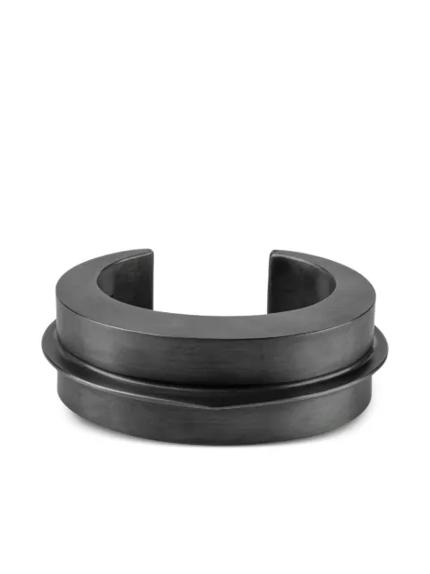 Parts of Four sterling-silver Crescent Folded bracelet Black 10021KA