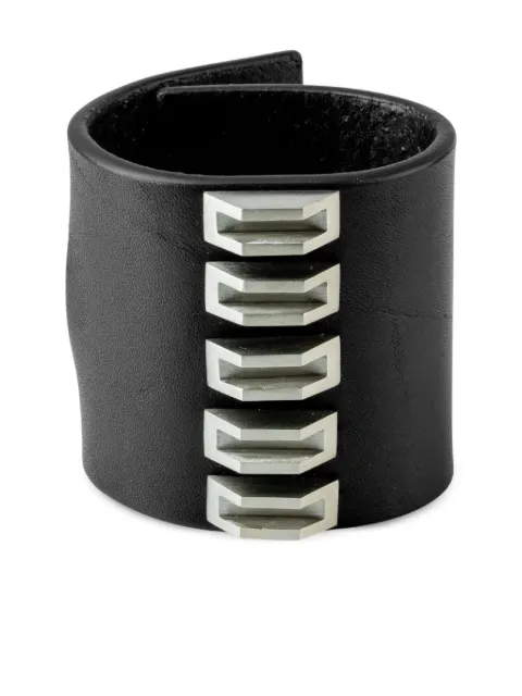 Parts of Four leather bracelet Black 13126