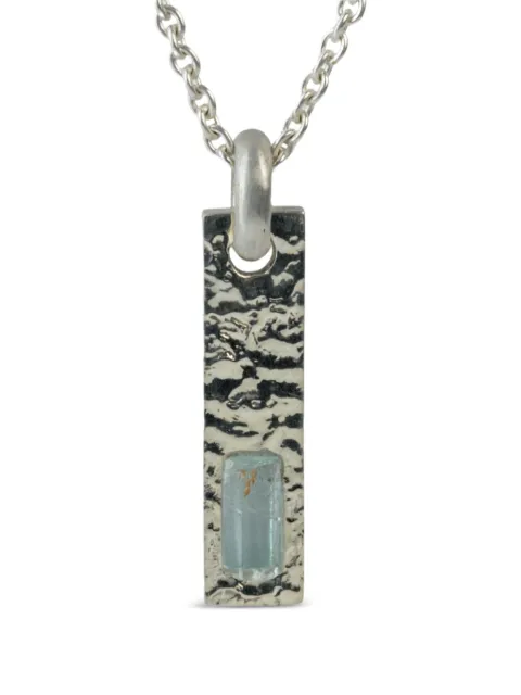 Parts of Four rectangular-frame necklace Silver K299