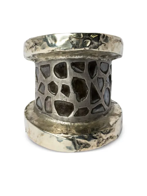 Parts of Four Chasm v2 diamond ring Silver 14162