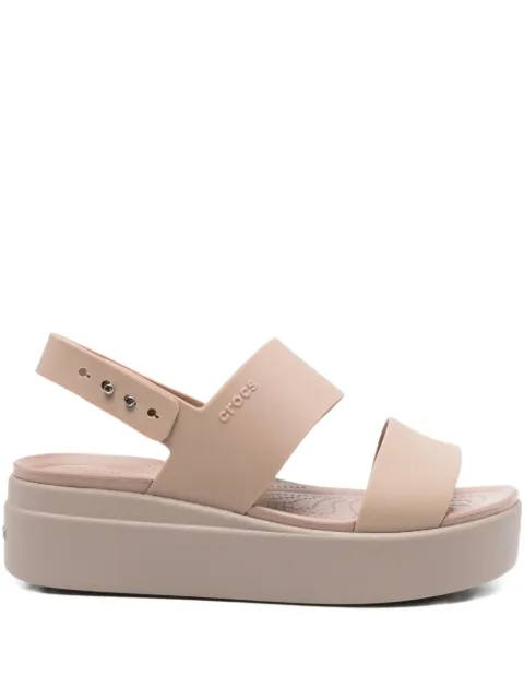 Crocs double-strap platform sandals Neutrals 206453