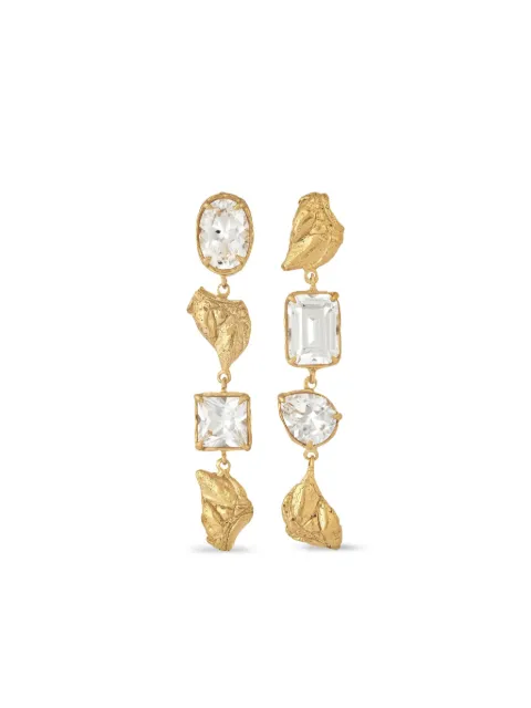 LOVENESS LEE Sami crystal earrings Gold SAMIEARRINGSGOLD