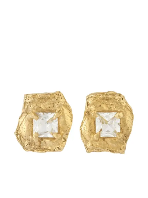LOVENESS LEE Deti textured sapphire earrings Gold DETIEARRINGSGOLD