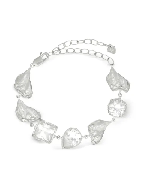 LOVENESS LEE Eda textured sapphire bracelet Silver EDASILVERBRACELET