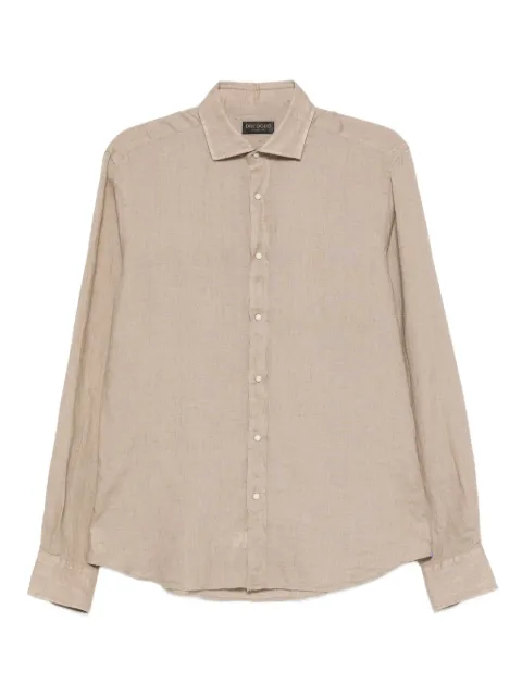 Dell'oglio long-sleeve linen shirt Neutrals 74911297