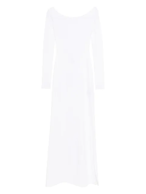 Xenia Magera open back dress White 134JDWHITEXS