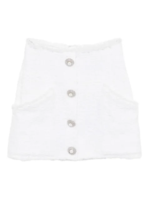 Xenia Magera Aura tweed skirt White 142SKWHITEXS