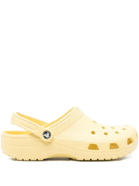 Crocs perforated heel-strap slippers Yellow 10001