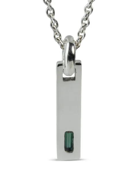 Parts of Four Plate necklace Silver K293PAVER