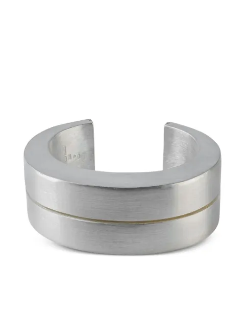 Parts of Four sterling silver Crescent Crevice bracelet Silver 9021MA