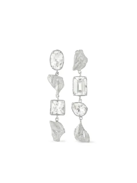 LOVENESS LEE Sami sapphire drop earrings Silver SAMIEARRINGSSILVER