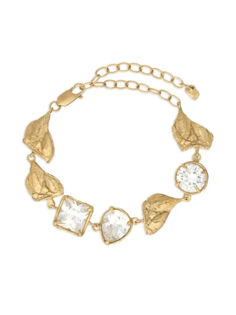 LOVENESS LEE Eda textured sapphire bracelet Gold EDAGOLDBRACELET