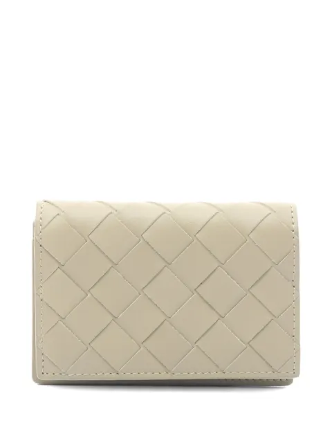 Bottega Veneta Pre-Owned 2020s Intrecciato leather cardholder Neutrals 985518