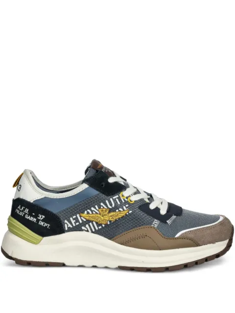 Aeronautica Militare panelled sneakers Blue SC286CT3543