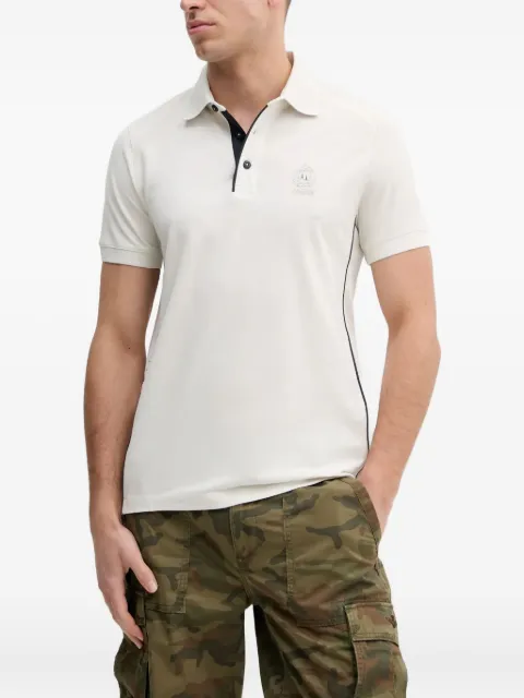 Aeronautica Militare embroidered-logo polo shirt White PO1868P347
