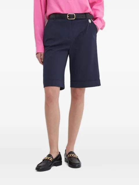 Aeronautica Militare cuffed shorts Blue BF008DJ639