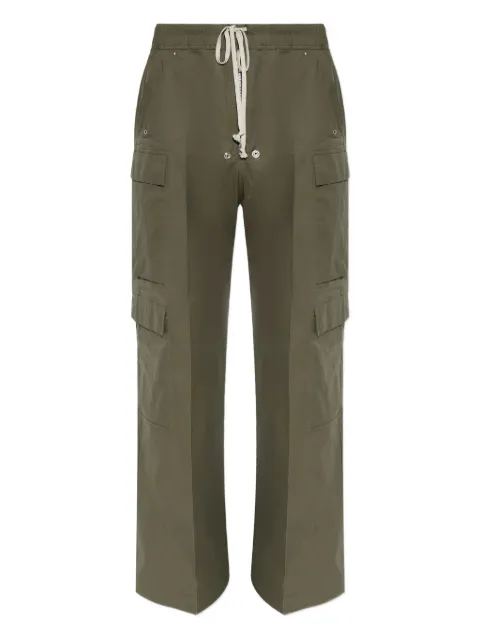 Rick Owens drawstring cargo trousers Green RU02E1339TE