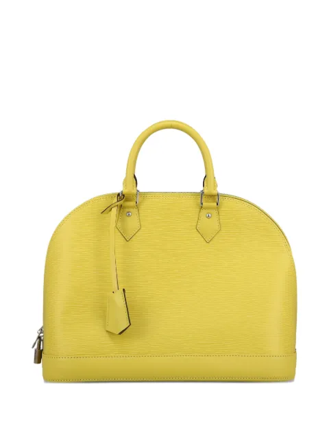 Louis Vuitton Pre-Owned large Alma tote bag Yellow 420962