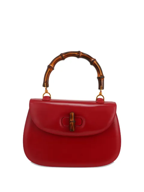 Gucci Pre-Owned large Bamboo handbag Red 420198