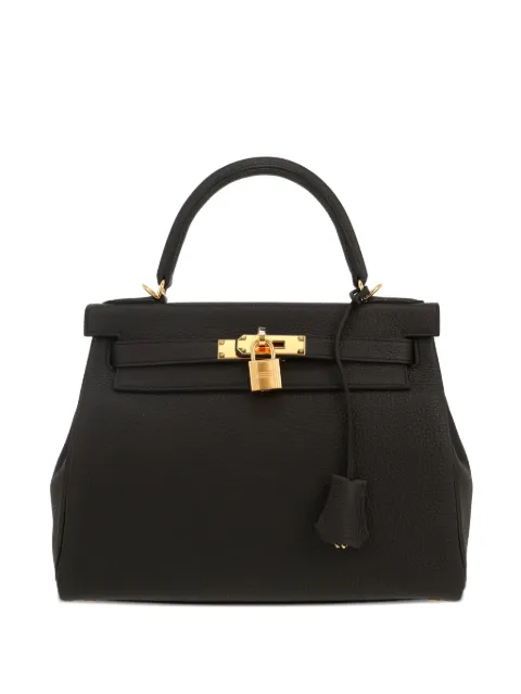 Hermès Pre-Owned Kelly 28 Sellier two-way handbag Black 417012