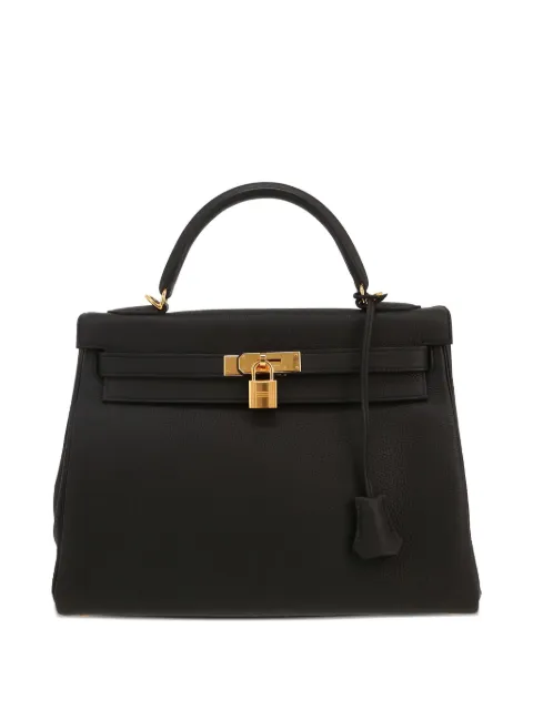 Hermès Pre-Owned Kelly 32 handbag Black 416776
