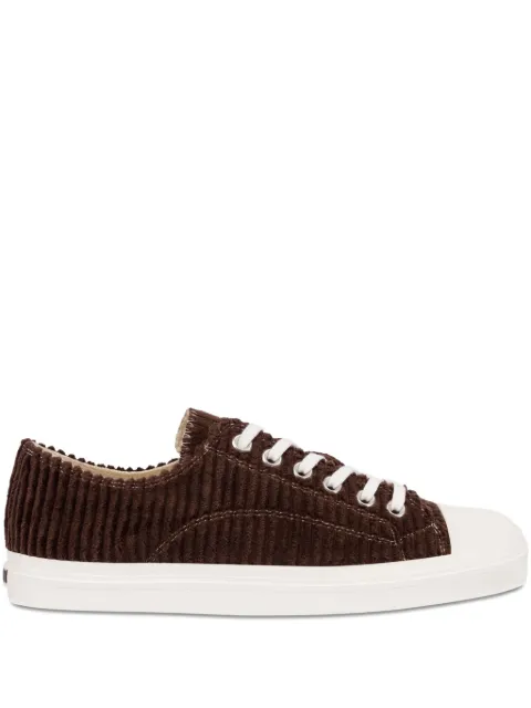 Moschino corduroy lace-up sneakers MB15053G0NGM0