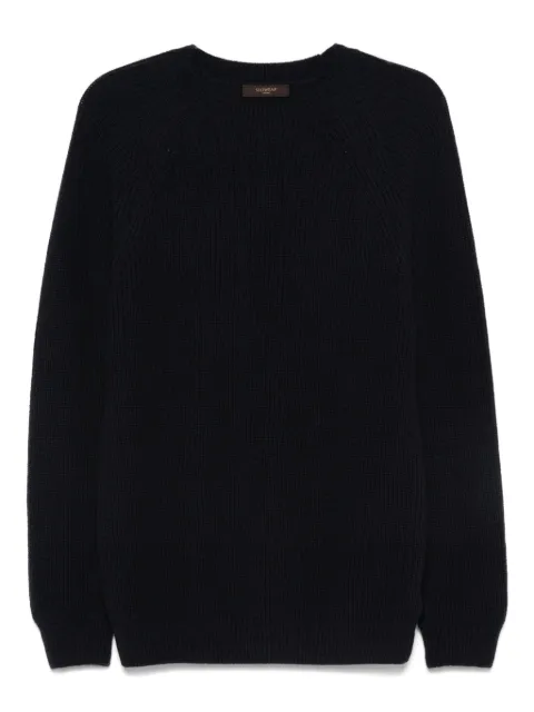 Zanone raglan-sleeves cashmere sweater Blue 811940ZK131