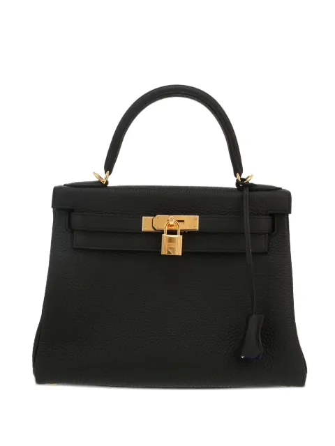 Hermès Pre-Owned Kelly 28 Sellier two-way handbag Black 415738