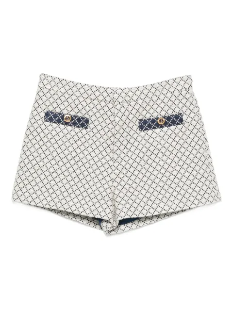 Gucci geometric-pattern pocket shorts Neutrals 826614Z7ATX
