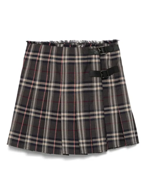 Burberry wool mini skirt Blue 8110427