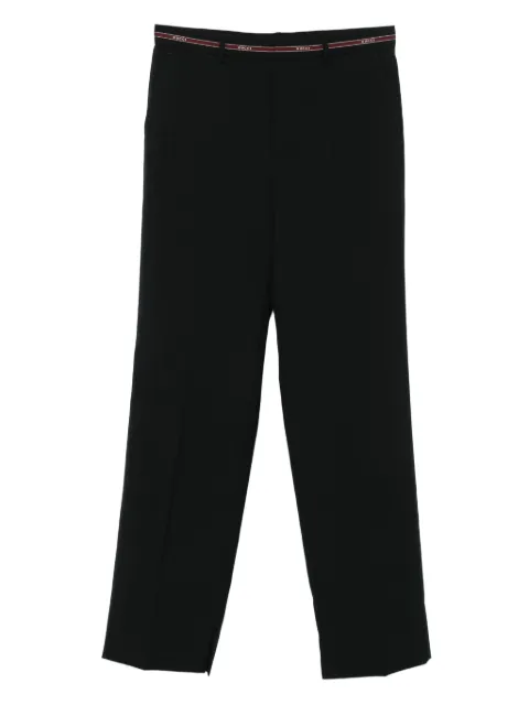 Gucci selvedge-detail wool trousers Black 832544Z7AQV