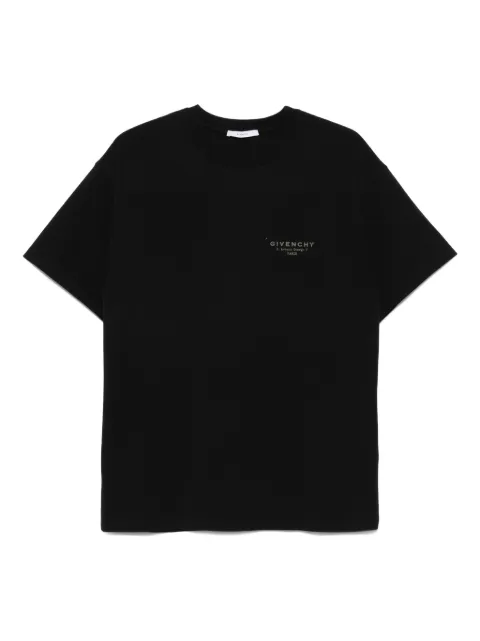Givenchy logo-print T-shirt Black BM71NK3YRV