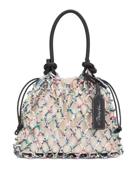 3.1 Phillip Lim Sac net-pattern drawstring tote bag Neutrals AP25B364PPU