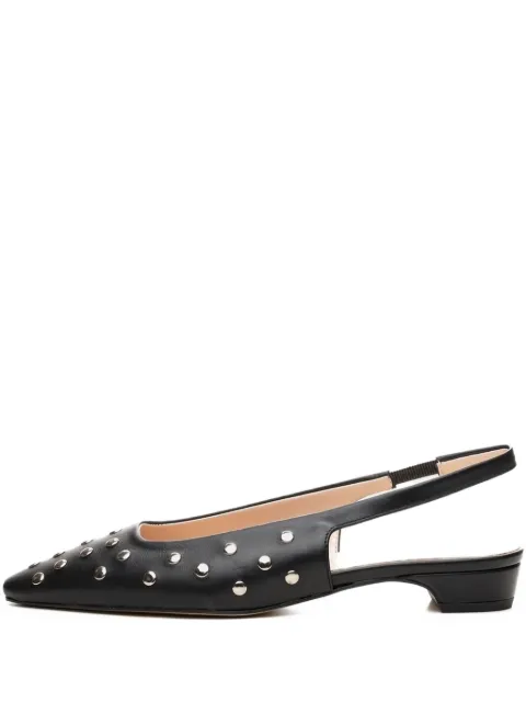 Poche Paris studded slingback pumps Black FWBAIZE800