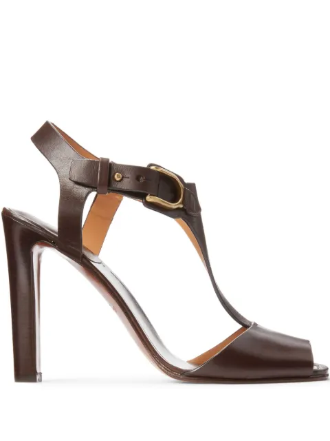 Ralph Lauren Collection 100mm Emilie sandals Brown 800841323