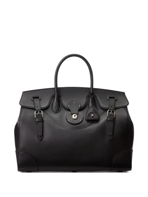 Ralph Lauren Collection Ricky buckle-detail leather bag Black 435875539003