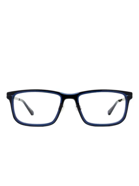 Shinola rectangle-frame glasses Blue SH3700055410