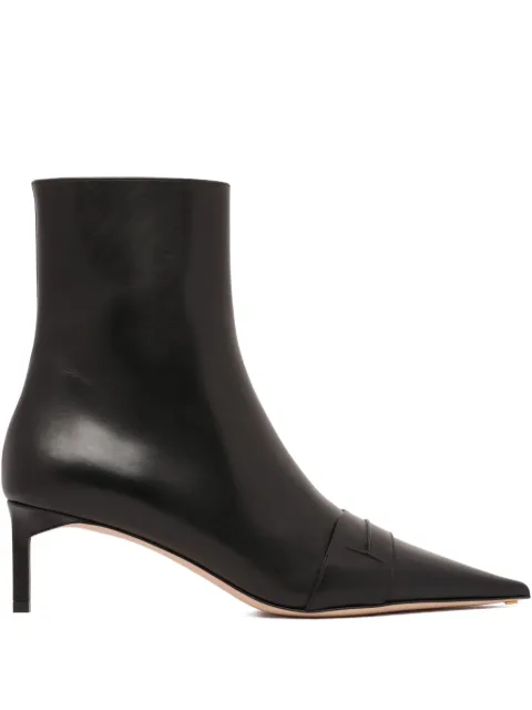 TOM FORD 55mm leather ankle boots Black W3719LCL002G1N001